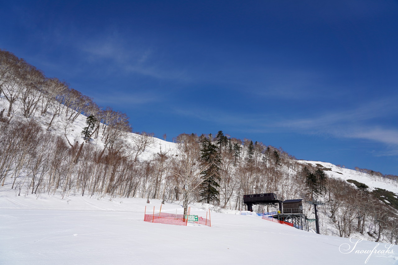 富良野スキー場　気持ちの良いポカポカ陽気に恵まれて、富良野で過ごす素敵な春の１日(^^)v